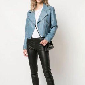 LTH Blue leather jacket